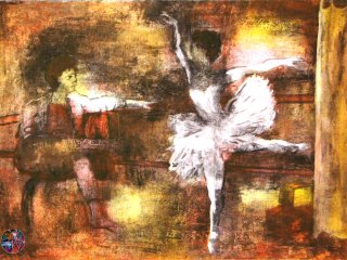 004O - Assolo per Lui (ocra)  (Assolo for Him (ocre) ) - cm. 50x70 - Litografia (Lithography)